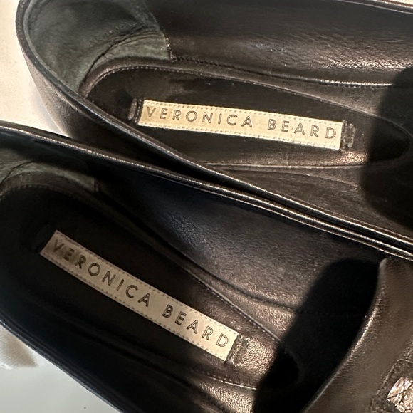 Veronica Beard Black Embroidered Flats - Picture 5 of 8